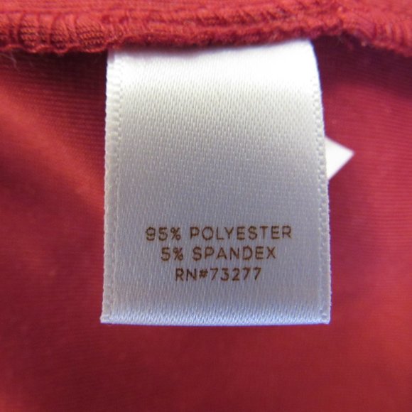 LC Lauren Conrad Top Sz XL Red Velvet Cap Sleeve - Picture 11 of 12
